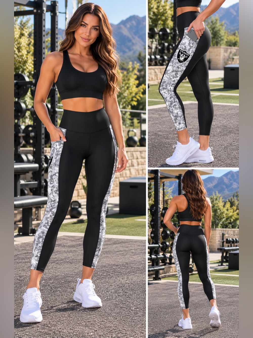 Women's Las Vegas Raiders Leggings Raiders Apparel